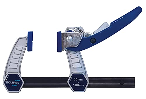 Eclipse Professional Tools ELC80-4 Schraubzwinge mit Schnelllöse-Hebel, 80 mm Backentiefe, 10 cm Eclipse Professional Tools ELC80-4 Schraubzwinge mit Schnelllöse-Hebel, 80 mm Backentiefe, 10 cm von ECLIPSE