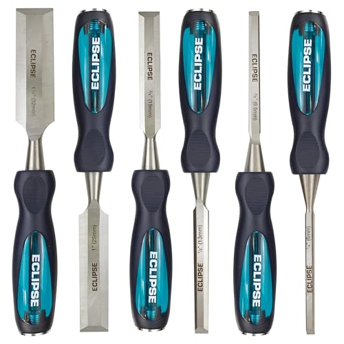 Eclipse Professional Tools TT-BEWC6BCE 6-teiliger Satz mit hochwirksamen Holzmeißeln mit gefaster Kante von ECLIPSE