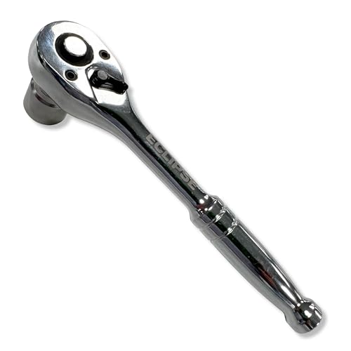 ECLIPSE Professional Tools EMRH12 Ganzmetall-Ratschengriff mit Vierkantantrieb 1/2“ - Chrom-Vanadium-Stahl, 72 Zähne, Schnellspanner, langlebig zum Anziehen und Lösen von Muttern und Schrauben ECLIPSE Professional Tools EMRH12 Ganzmetall-Ratschengriff mit Vierkantantrieb 1/2“ - Chrom-Vanadium-Stahl, 72 Zähne, Schnellspanner, langlebig zum Anziehen und Lösen von Muttern und Schrauben von ECLIPSE