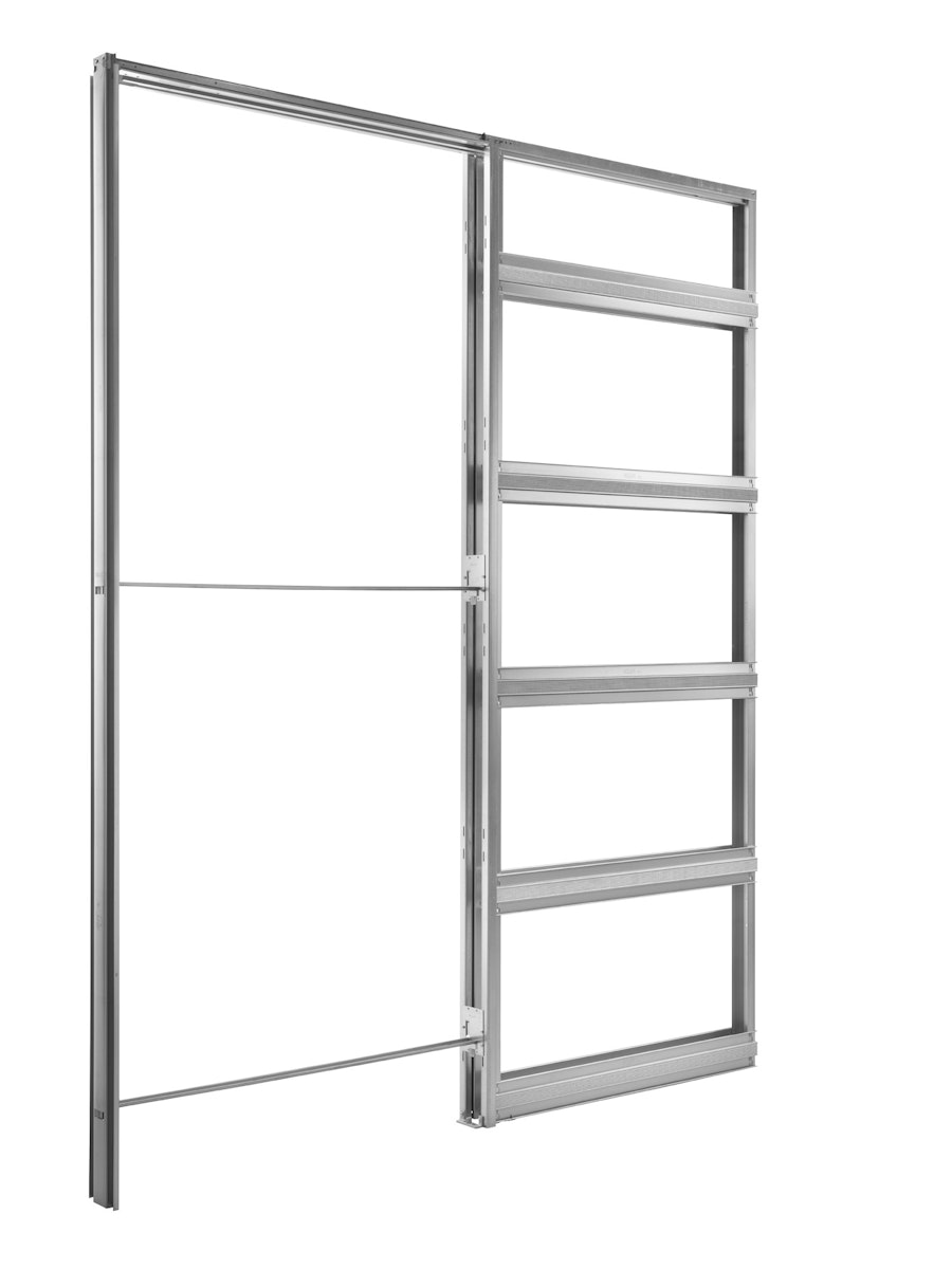 Eclisse UNICO EF Trockenbau Schiebetürelement / Schiebetürkasten 125 mm mit Profil CW 75 (doppelter Beplankung) 1110 x 2110 mm / 2272 x 2190 mm von ECLISSE