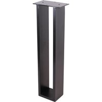 1Pc X 28 "Gerades Stahl Esstisch Bein, Couchtisch Bürotisch Computer Schreibtisch Industrielle Küchentisch Schwarz von ECLV