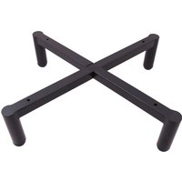 Schwarzer Stahl X-Form Tischbeine Diy Möbelbeschläge | 11, 5 cm Hoch von ECLV