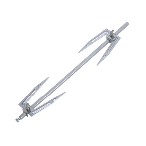 Drehende Rotisserie Grillluft Frittiergabel Grills Brathähnchen Gabel Edelstahl Spieß Gegrillte Luftbraten Zubehör von ECMQS