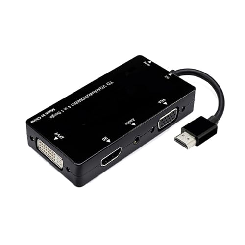 ECMQS 1080P Kompatibel Zu VGA Kompatibler Sound Video Konverter Adapter Für Mehrere Monitore von ECMQS
