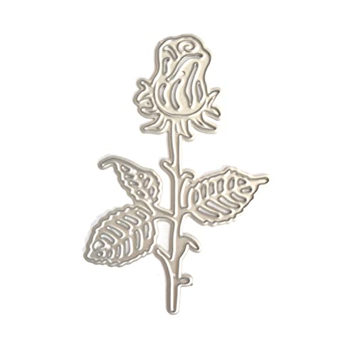 ECMQS 1Set Rose Metall Schneiden Stirbt Briefmarken Handwerk Vorlage Form Schablonen für Präge Scrapbooking Dekorati von ECMQS