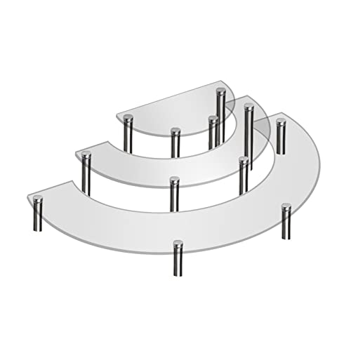 ECMQS 3 Teile/Satz Acryl Kuchen Display Rack Multifunktions Dekorative Ständer für Cupcake Hochzeit Party Dessert Organ von ECMQS