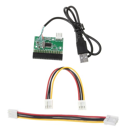 ECMQS Floppy Laufwerke Zur USB Adapterplatine Mit Stromkabel 1.44 3 5 Zoll USB Kabeladapter 34 Pin Floppy Stecker Stecker Platine Platine von ECMQS