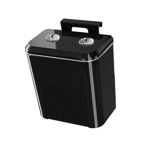 ECMQS Platzer Effizienter Küchenabfallbehälter Trockener Und Nasse Trennung Mülleimer Mit Zwei Deckel Zum Einfachen Gebrauch Badezimmer Und Auto Schlafzimmer von ECMQS