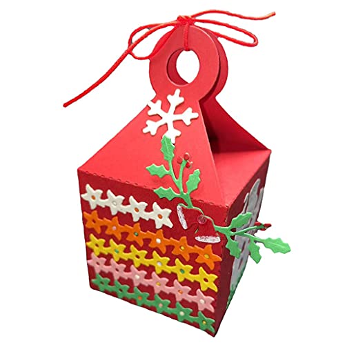 ECMQS Weihnachtsbox DIY Stanzschablone, Scrapbooking Prägeschablonen Stanzformen Schablonen Für Scrapbooking von ECMQS