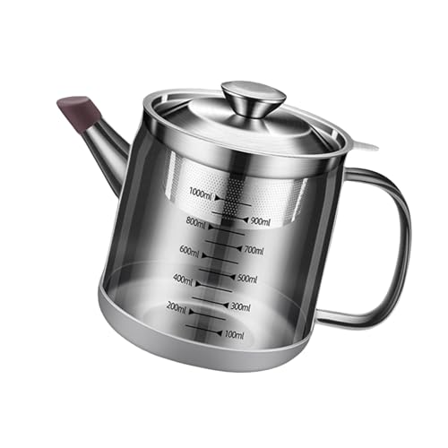 Effiziente 1L Seger Töpfe Speiseöl Separatoren Filter Für Soja Milch Und Tees Mit Edelstahl Maschenfilter von ECMQS