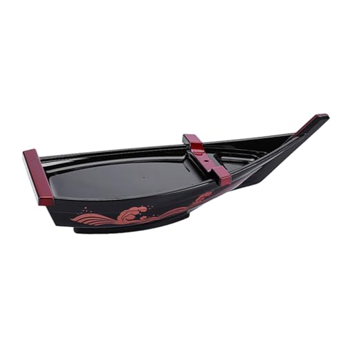 Praktische Sushi Tablett Sushi Servierschale Kunststoff Textur Servingplatte Sushi Display Teller Für Partys Und Feierlichkeiten von ECMQS