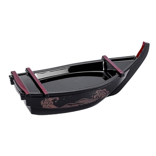 Praktische Sushi Tablett Sushi Servierschale Kunststoff Textur Servingplatte Sushi Display Teller Für Partys Und Feierlichkeiten von ECMQS