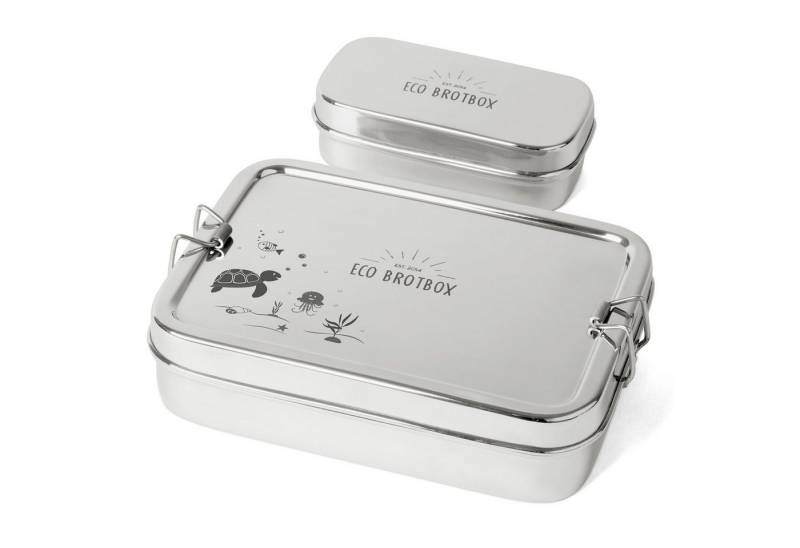 ECO Brotbox Lunchbox Brotbox XL inkl. Snackbox Special Edition, Edelstahl ECO Brotbox Lunchbox Brotbox XL inkl. Snackbox Special Edition, Edelstahl von ECO Brotbox