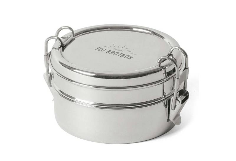 ECO Brotbox Lunchbox Tiffin Double+, Edelstahl, auslaufsicher, 2-lagig, spülmaschinengeeignet, plastikfrei ECO Brotbox Lunchbox Tiffin Double+, Edelstahl, auslaufsicher, 2-lagig, spülmaschinengeeignet, plastikfrei von ECO Brotbox