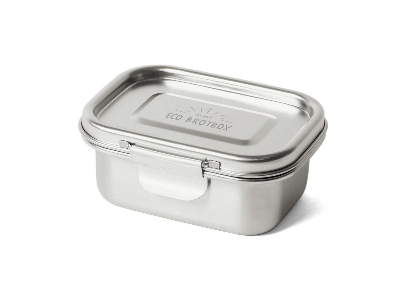 ECO Brotbox Lunchbox Yumi+ S (500 ml), Edelstahl, auslaufsicher, mit Gummiband von ECO Brotbox