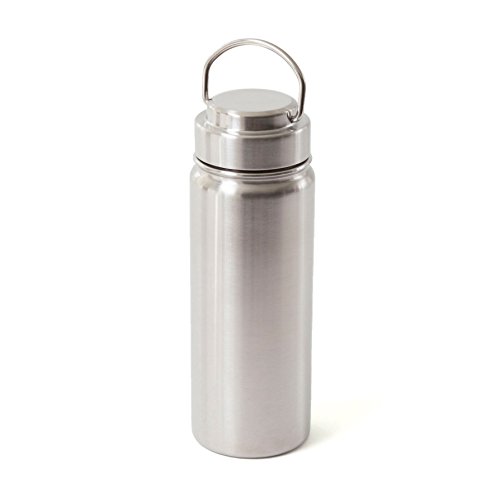 Isolierflasche YIN von ECO Brotbox | Edelstahl Trinkflasche lebensmittelecht ohne Schadstoffe | spülmaschinenfest mit 0,5 L Füllvolumen | Zum Mitnehmen von Getränken für Kinder und Erwachsene von ECO Brotbox