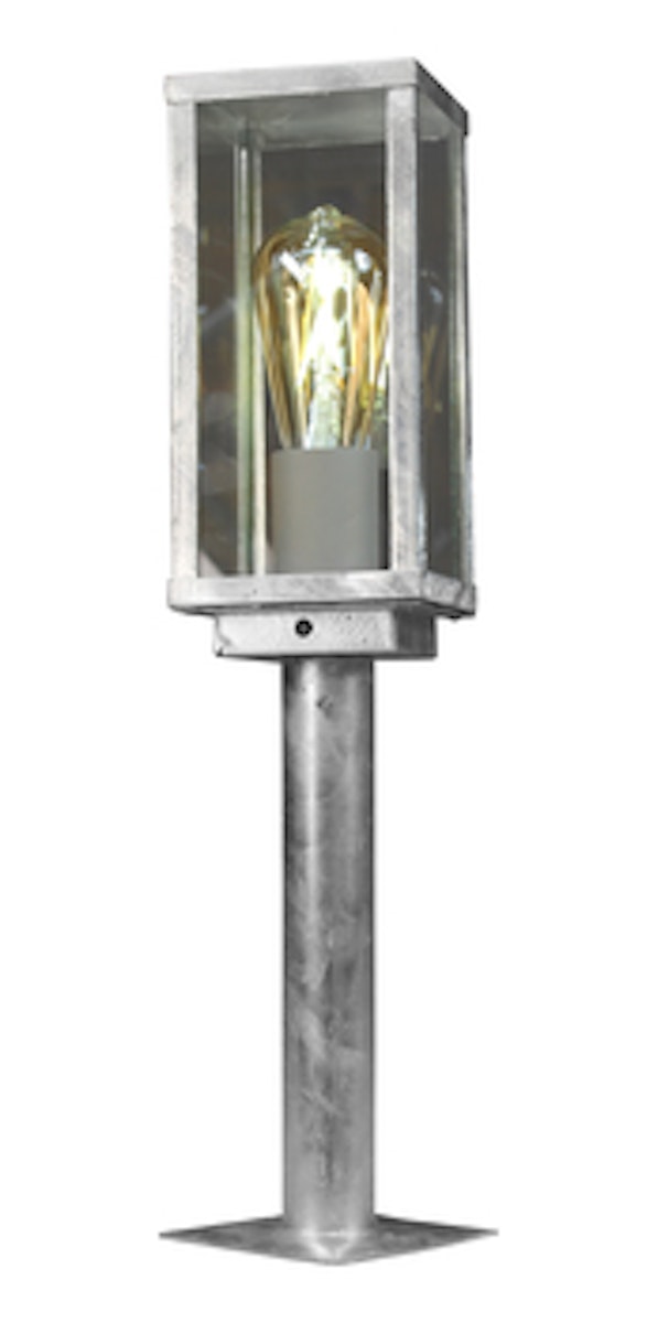 ECO-LIGHT Außenwandleuchte Karo Aluminiumguss verzinkt (4100311) von ECO-LIGHT Leuchten GmbH