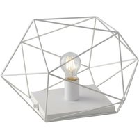 Abraxas - Globe Cage Tischlampe, Weiß, E27 - Fan Europe von FAN EUROPE