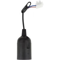 Baustellenlampenfassung mit Kabel und Stecker, schwarz, 1xE27, 60W, Ecolight Baustellenlampenfassung mit Kabel und Stecker, schwarz, 1xE27, 60W, Ecolight von ECO LIGHT