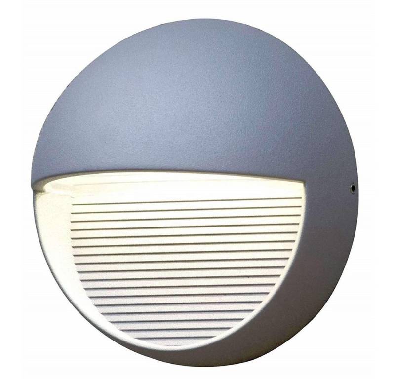 ECO-LIGHT Außen-Wandleuchte 1865-SI LED Alu Außenwandleuchte RADIUS silber von ECO-LIGHT