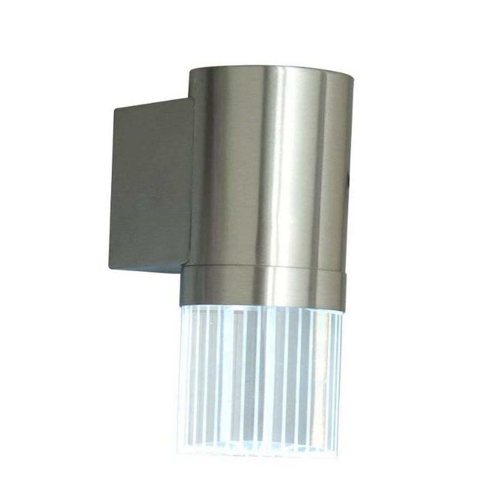 ECO-LIGHT Außen-Wandleuchte LED Edelstahl Außenwandleuchte DURBAN 14,5x6x11cm von ECO-LIGHT