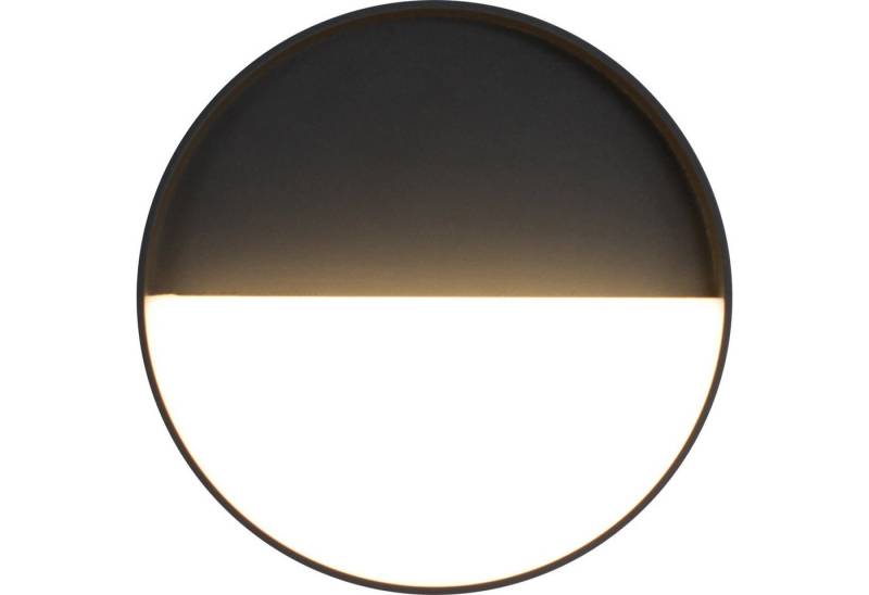 ECO-LIGHT LED Außen-Wandleuchte LED-Wandleuchte MEG anthrazit, Dimmfunktion, LED fest integriert, Warmweiß, Akku-Licht für Innen & Außen von ECO-LIGHT
