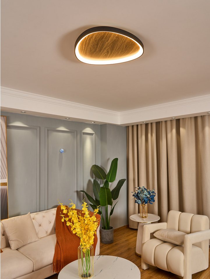 ECO-LIGHT LED Deckenleuchte LED-Deckenleuchte BEZI, LED fest integriert, warmweiß - kaltweiß von ECO-LIGHT