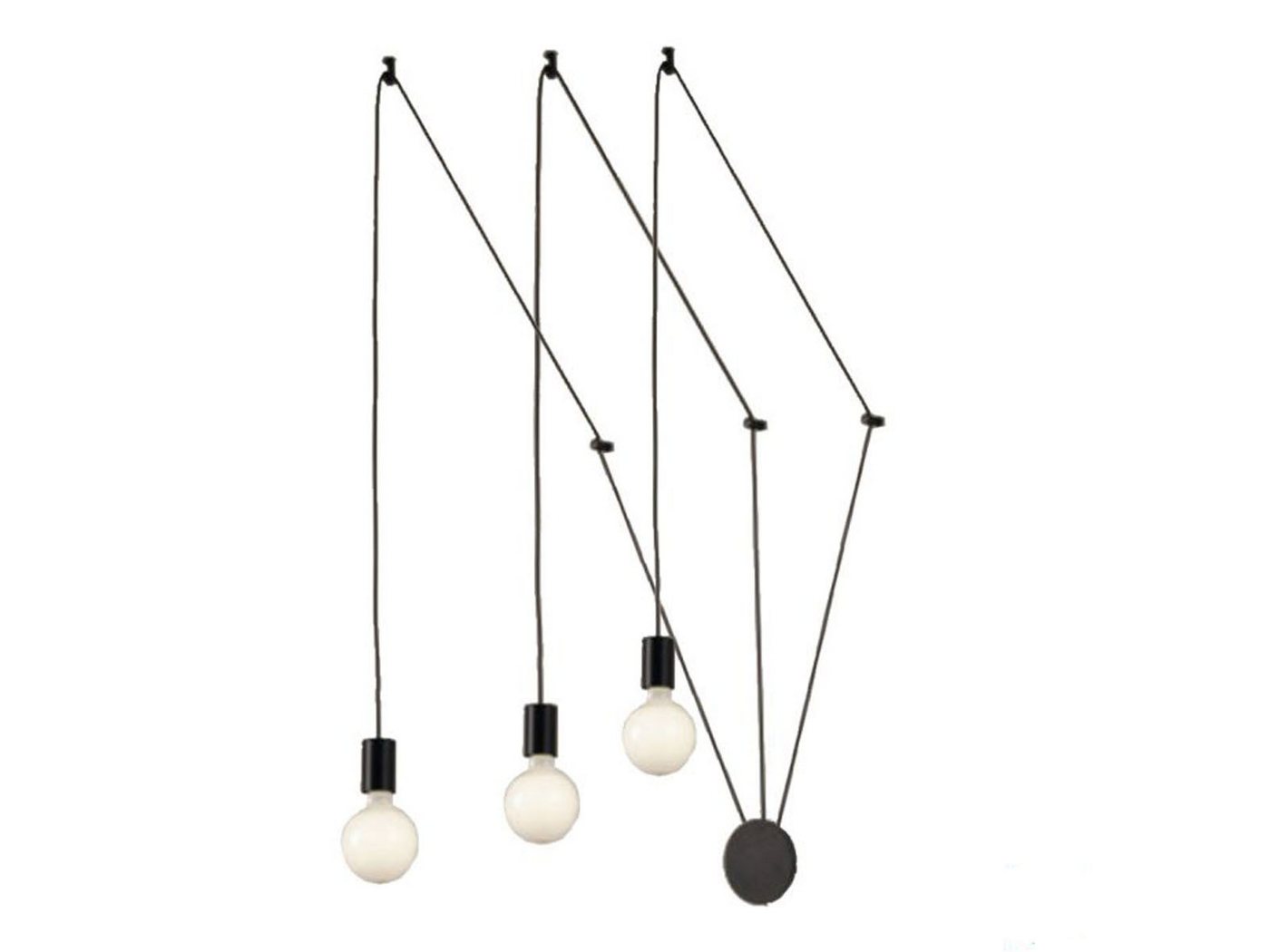 ECO-LIGHT Pendelleuchte, ohne Leuchtmittel, minimalistische Industrial für über-n Esstisch hängend, Schwarz L: 5m ECO-LIGHT Pendelleuchte, ohne Leuchtmittel, minimalistische Industrial für über-n Esstisch hängend, Schwarz L: 5m von ECO-LIGHT
