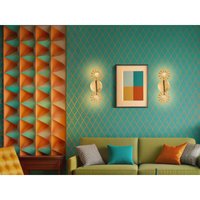 Eco-light - Zweiflammige led Deckenlampen im 2er set aus Metall mit Blattgold Design Eco-light - Zweiflammige led Deckenlampen im 2er set aus Metall mit Blattgold Design von ECO-LIGHT