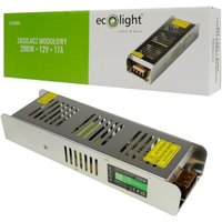 LED-Netzteil 200W 12V 17A IP20 SLIM 224x69x40 Ecolight EC79605 LED-Netzteil 200W 12V 17A IP20 SLIM 224x69x40 Ecolight EC79605 von ECO-LIGHT
