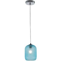 [NEUWERTIG] Eco Light Hängeleuchte Ashford S15 Mit Glasschirm Blau Hängelampe Lampe Leuchte B-Ware von ECO LIGHT