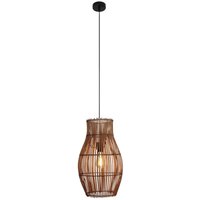 [NEUWERTIG] Eco Light Hängeleuchte Bamboo Braun Höhe 48 Cm ø 30 Cm Deckenlampe Lampe Leuchte B-Ware von ECO LIGHT