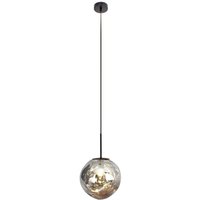 [NEUWERTIG] Eco Light Hängeleuchte Canopus Silberfarben ø 28 Cm Glas E27 Deckenlampe Lampe B-Ware von ECO LIGHT
