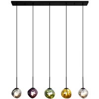 [NEUWERTIG] Eco-Light Hängeleuchte Canopus multicolor fünfflammig Glas E14 Deckenlampe Lampe von ECO LIGHT
