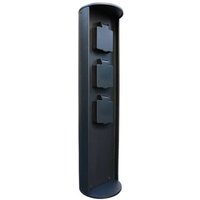 [NEUWERTIG] Eco Light Steckdosensäule Socket 3 Anschlüsse Außensteckdose Steckdosen Säule B-Ware von ECO LIGHT