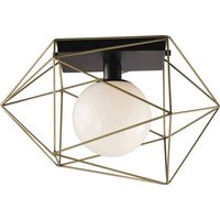 ECO-Light I-ABRAXAS-PL1 ORO ABRAXAS Deckenleuchte E27 60W Gold, Schwarz von ECO-Light