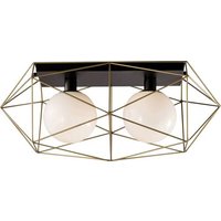 ECO-Light I-ABRAXAS-PL2 ORO ABRAXAS Deckenleuchte E27 120W Gold, Schwarz von ECO-Light