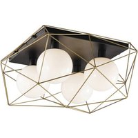 ECO-Light I-ABRAXAS-PL4 ORO ABRAXAS Deckenleuchte E27 240W Gold, Schwarz von ECO-Light