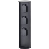 ECO-Light STROMVERTEILER-3 Steckdosenturm Schwarz 1St. von ECO-Light