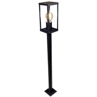 ECO-Light 5100112 KARO Wegeleuchte E27 Schwarz, Holz von ECO-Light