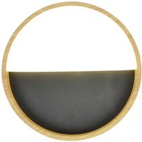 ECO-Light 9350M NERO VISTA LED-Deckenleuchte LED 32W Schwarz, Holz von ECO-Light