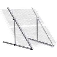 Eco-worthy - 41'(104cm) Solarpanel Halterung Solarpanel-Neigungshalterungen mit einstellbarem Winkel für Boot, Wohnmobil, Dach, Off-Grid-System von ECO-WORTHY