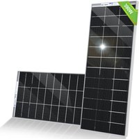ECO-WORTHY 195W/390W Bifaziale Solarpanel Glas-Glas Solarmodul Monokristallin 12V Solarpanel Kit 120W von ECO-WORTHY