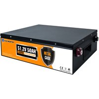 48V 50Ah LiFePO4 Wiederaufladbare Lithium Batterie mit mehr als 3000+ tiefen Zyklen und BMS-Schutz für Solaranlagen, Wohnmobile, Boote, Häuser, von ECO-WORTHY