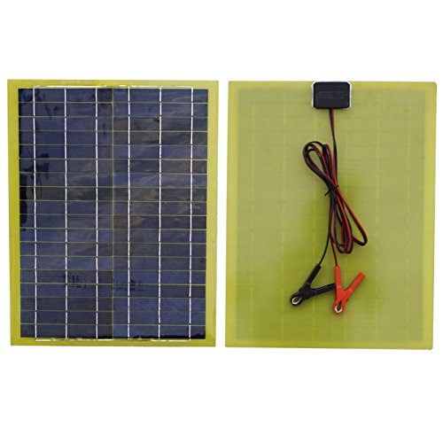Eco-Worthy tragbares Epoxid-Solarmodul-Set, 12 V, 20 W, Solarmodul mit 10 A-PWM-Controller von ECO-WORTHY