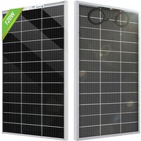 Eco-worthy - 120W/240W Bifaziale Solarpanel Glas-Glas Solarmodul Monokristallin 12V Solarpanel Kit 120W von ECO-WORTHY