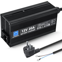 Eco-worthy - 14.6V 20A LiFePO4 Batterieladegerät, automatisches intelligentes Batterieladegerät und Wartung, hocheffizientes von ECO-WORTHY