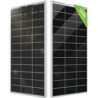 Eco-worthy - 195W/390W Bifaziale Solarpanel Glas-Glas Solarmodul Monokristallin 12V Solarpanel Kit 120W von ECO-WORTHY