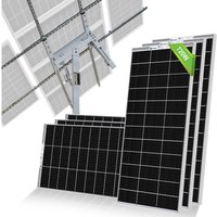 720W Bifaziale Solarmodul Solarpanel Kit Tracking System Dual Axis (Increase 40% Power) with Tracker Controller für Solaranlage - Eco-worthy von ECO-WORTHY