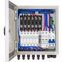 Eco-worthy - neuwertig] eco-worth Solar-Blitzüberspannungsschutz von Leistungsschaltern der 12A-Box des 6-String-Solarkombinators von ECO-WORTHY
